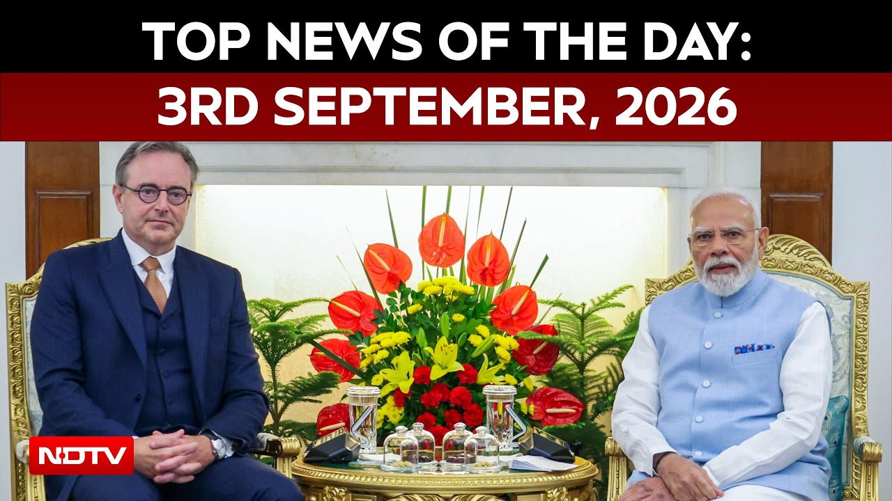 PM Hails India's Growth Story | Top News Of The Day: 3rd September, 2026