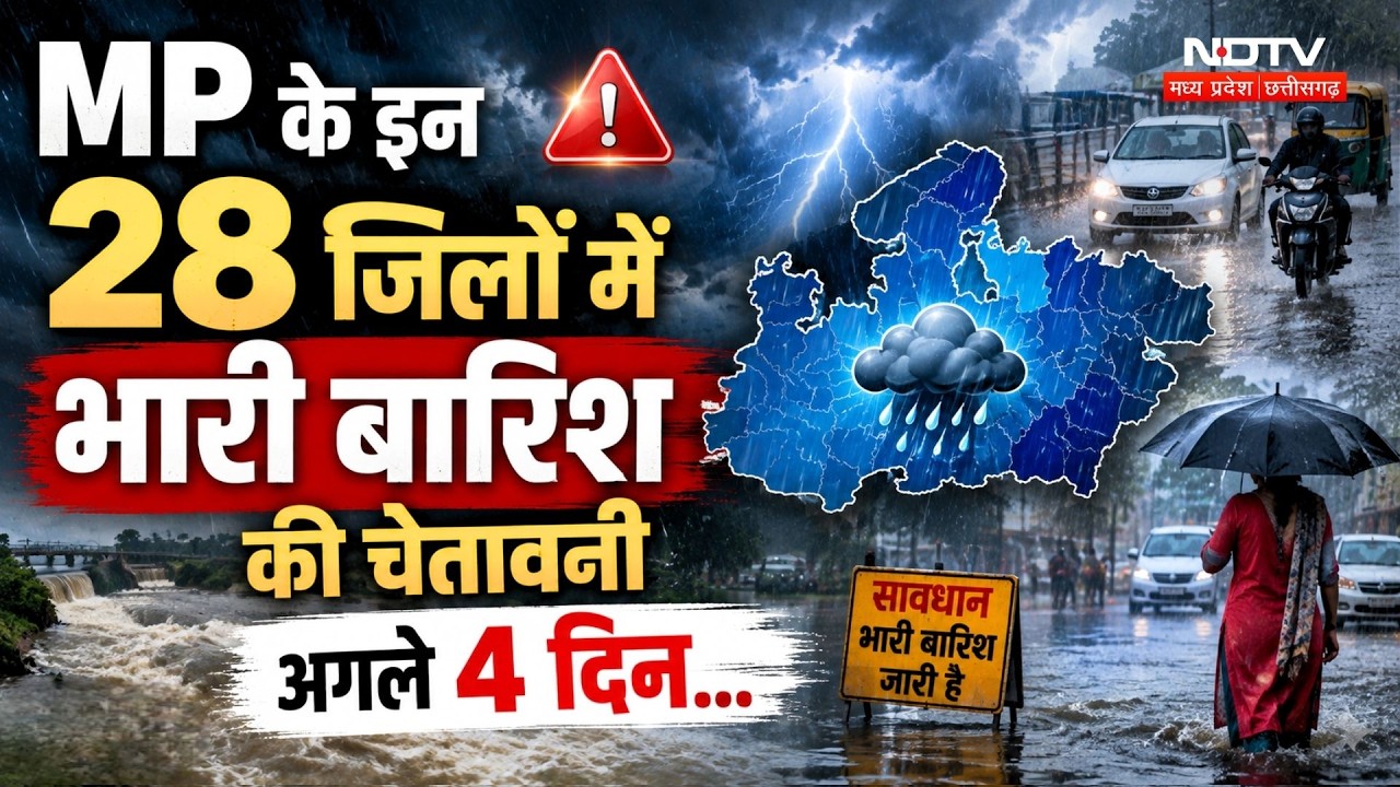 इन 28 जिलों में भारी बारिश की चेतावनी, अगले 4 दिन..
