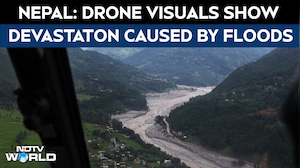 Aerials Show Flood-Ravaged Nepal Valley As Rescue Continues Near Hydropower Projects