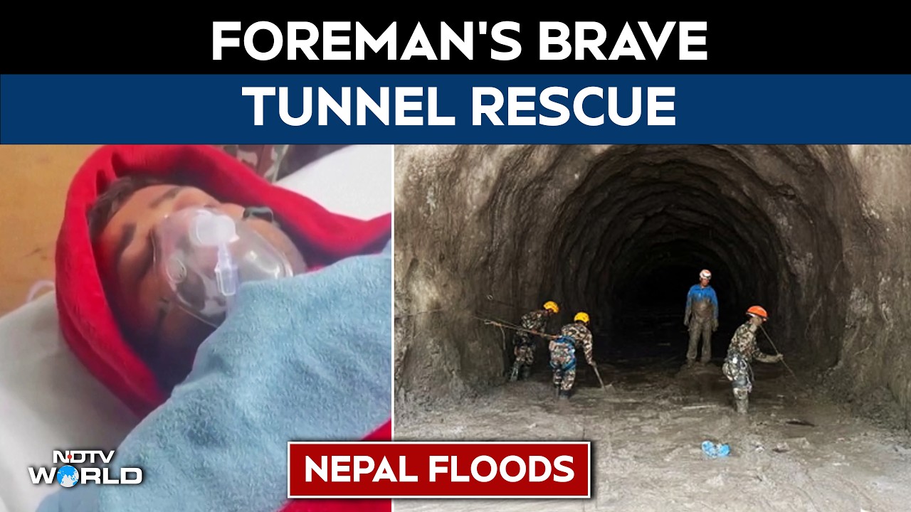Nepali Foreman Rescued From Tunnel Says He Stayed Behind To Help Others | Nepal Floods