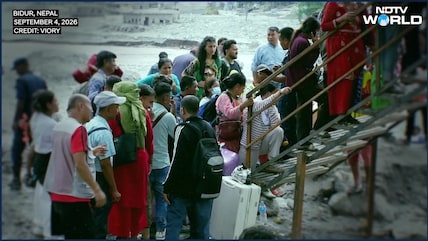 Nepal Flood: No Roads, No Bridges, Just A Cable Across The Floodwaters, Trishuli River