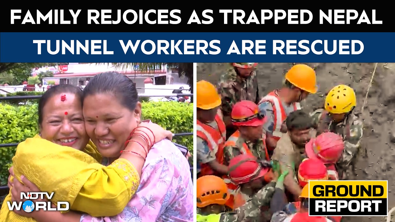 Nepal Tunnel Rescue | "A Miracle": Family Rejoices As Trapped Nepal Tunnel Workers Rescued