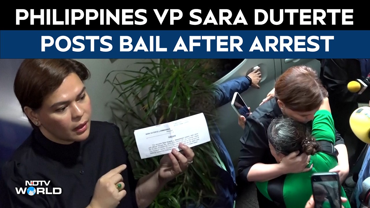 Philippines VP Sara Duterte Posts Bail After Arrest For Alleged Threats Against President Marcos