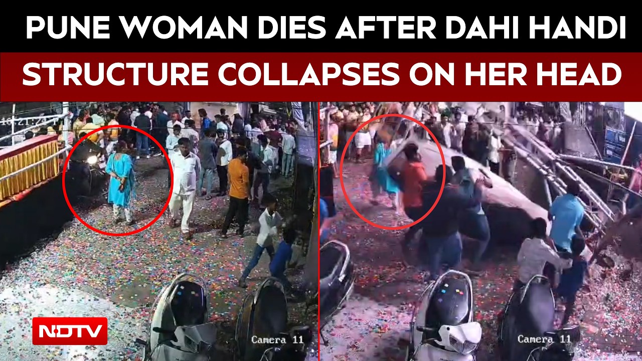 Pune Woman Dies After 'Dahi Handi' Structure Collapses On Her Head During Janmashtami Celebrations