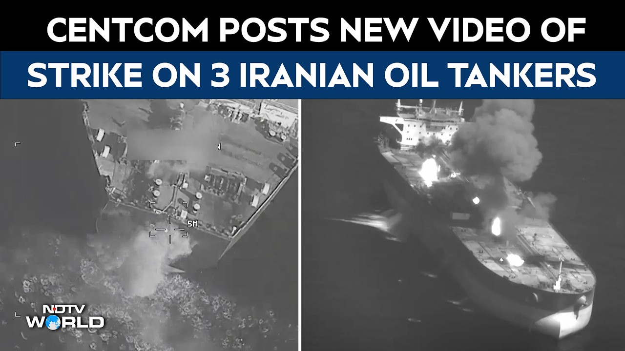 Iran War | CENTCOM Hits 3 Iranian Oil Tankers After Saying Navy Warships Were Targeted With Missiles