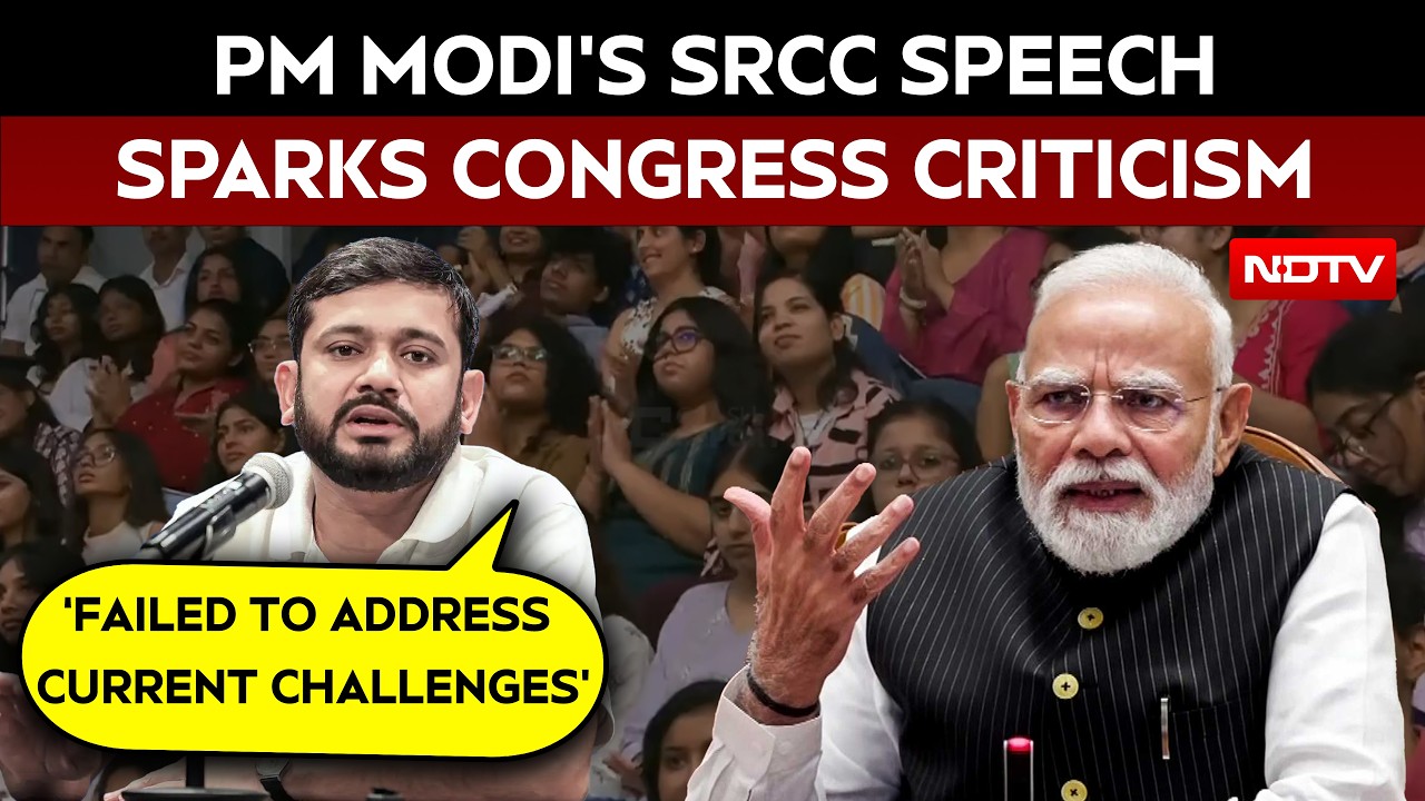 Congress Targets PM Modi Over SRCC Speech, Says Focus Was Only On 2047 Vision