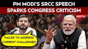 Congress Targets PM Modi Over SRCC Speech, Says Focus Was Only On 2047 Vision