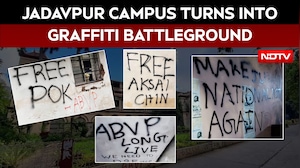 Jadavpur University Campus Sees Graffiti War, ABVP-Left Clash