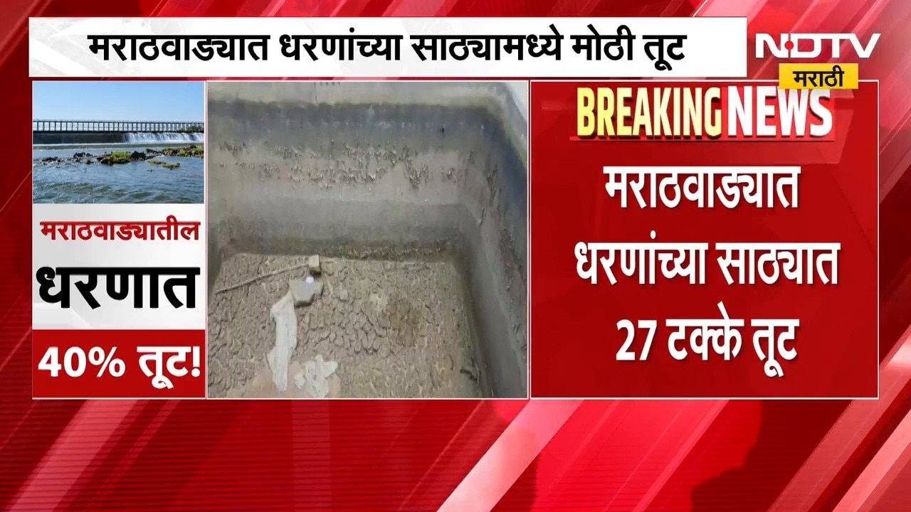 Marathwada Water Crisis| मराठवाड्यावर भीषण पाणीसंकट येण्याची भिती, धरणांच्या साठ्यात 27 टक्के तूट