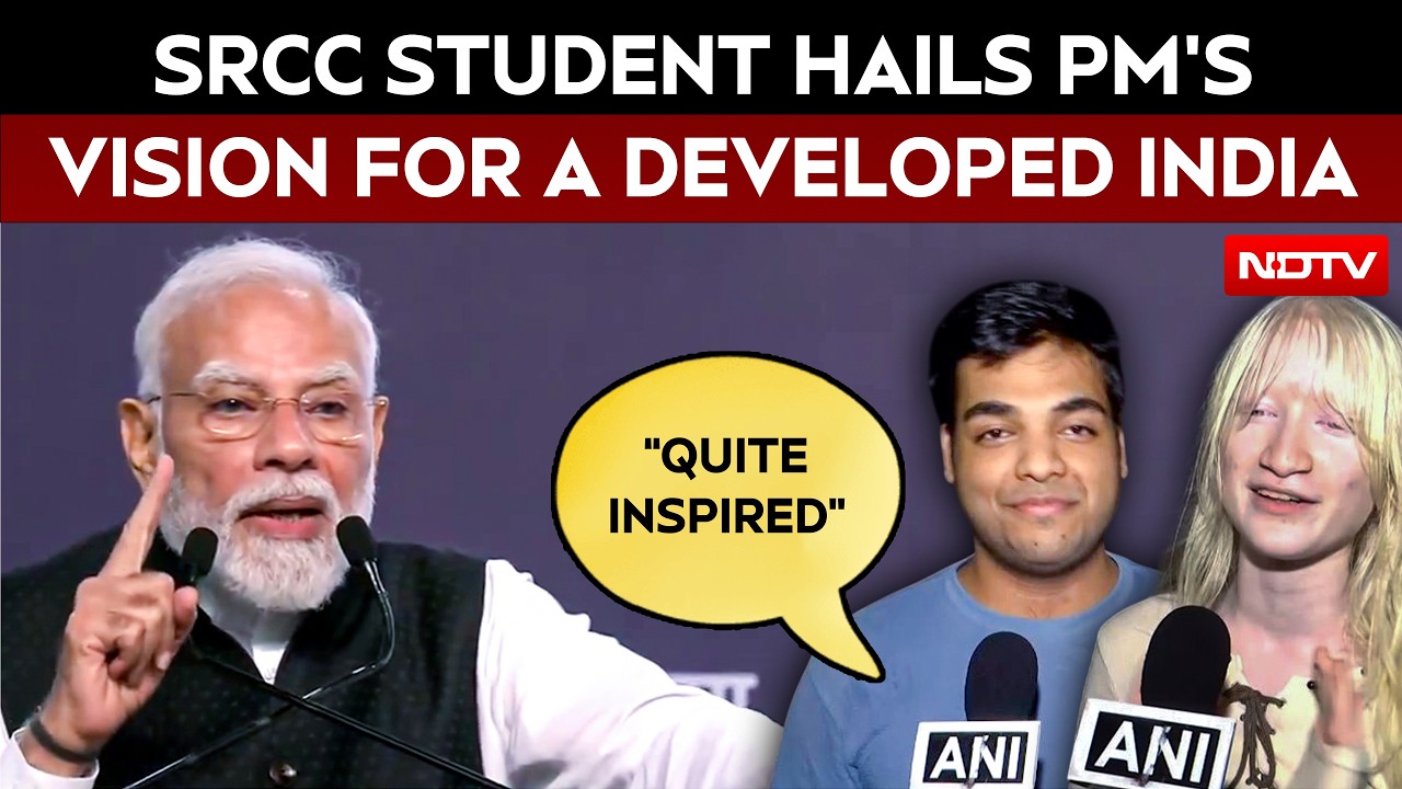 SRCC Student Praises PM Modi’s Vision For India 2047