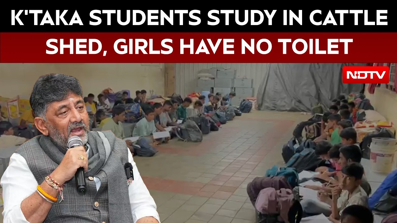 Cow Shed Becomes School As Karnataka's Hassan Students Lack Basic Facilities