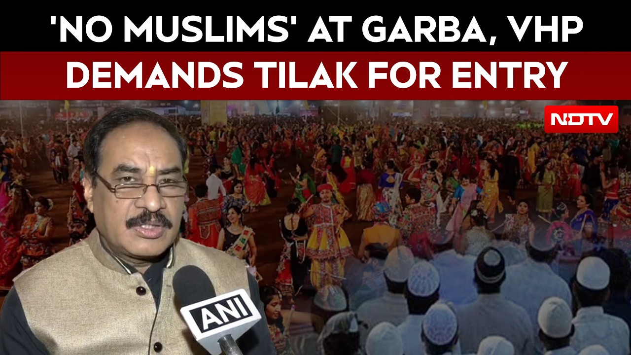 Garba Entry Rules Spark Political Clash, VHP Calls For Identity Checks