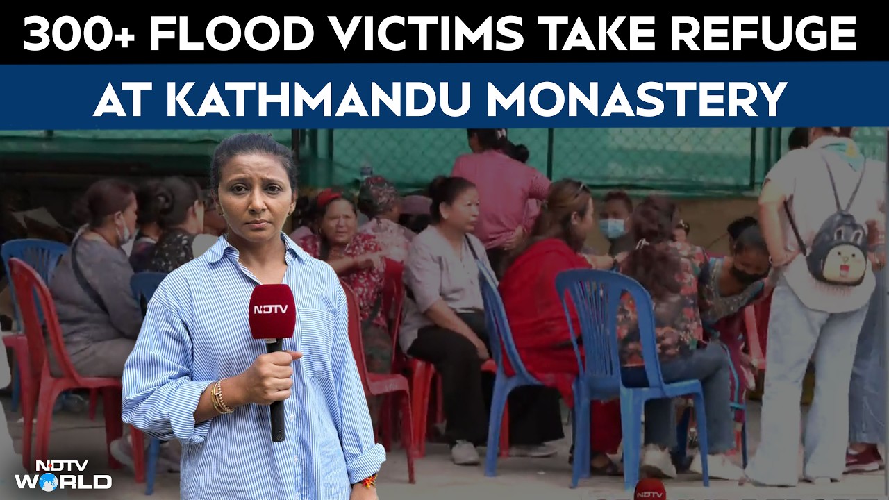 Kathmandu Monastery Shelters Over 300 Victims From Rasuwa