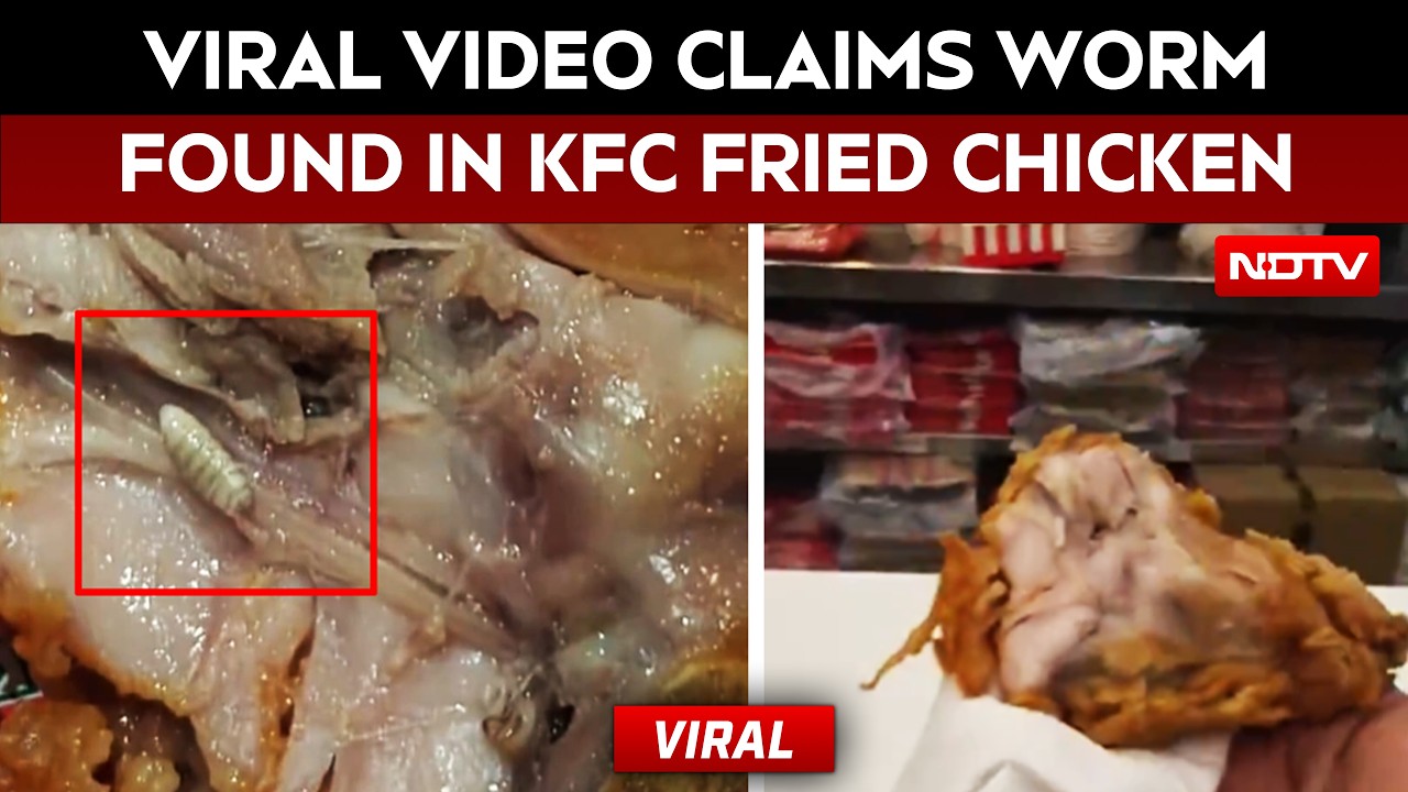 Worm Allegedly Found In Deep-Fried KFC Chicken, Video Goes Viral