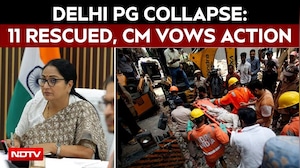 Delhi PG Collapse: 11 Rescued, CM Rekha Gupta Vows Action Against Guilty