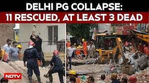 Delhi PG Collapse: 11 Rescued, At Least 3 Dead As Rescue Ops Continue