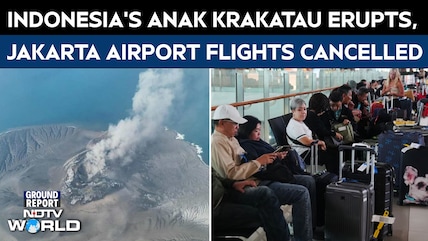 Indonesia&rsquo;s Anak Krakatau Erupts, Jakarta Airport Flights Cancelled Amid Volcanic Ash