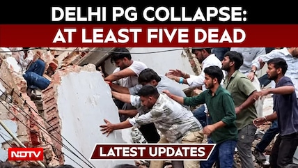 Delhi PG Building Collapse: At Least 5 Dead, Several Feared Trapped In Satya Niketan