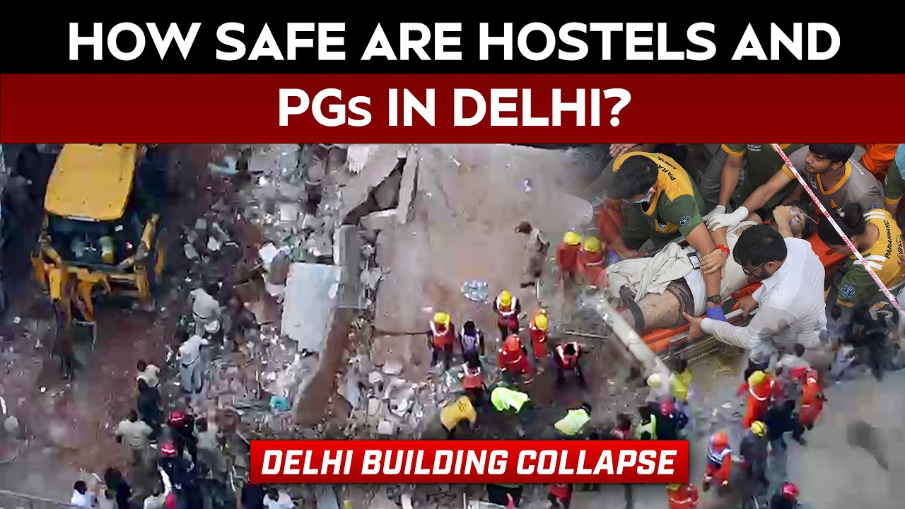 Delhi Building Collapse | Narrow Lanes, Cramped PGs: How Safe Are Delhi's Student Accommodations?