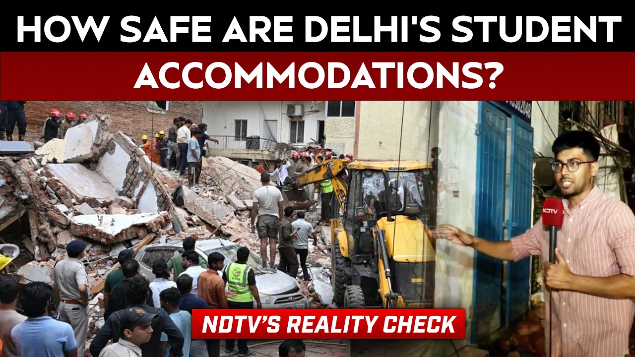 Delhi Building Collapse | Student Hub Faces Safety Questions After Satya Niketan Building Collapse