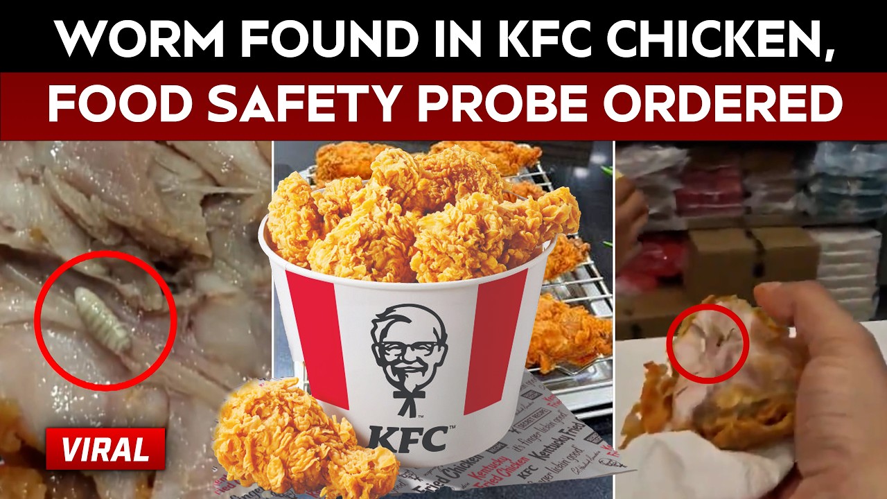 KFC Chicken News | KFC Worm-In-Chicken Claim: Food Safety Officials Inspect Greater Noida Outlet