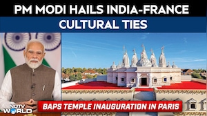 PM Modi Hails India-France Cultural Ties At BAPS Hindu Mandir Inauguration In Paris