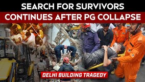 Delhi Building Collapse | Search For Survivors Continues AfterDelhi Building Collapse Kills 6