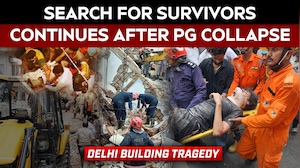 Delhi Building Collapse | Search For Survivors Continues AfterDelhi Building Collapse Kills 6