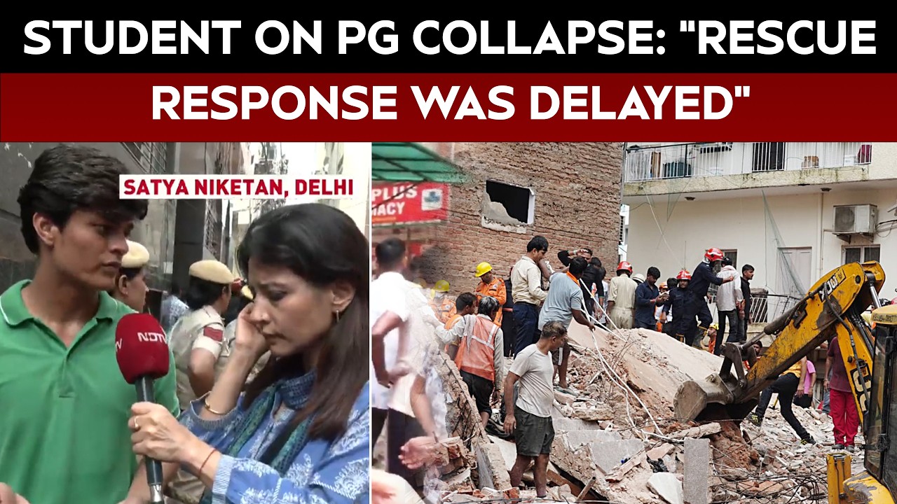 Delhi Building Collapse: Students Raise Questions Over Rescue Response