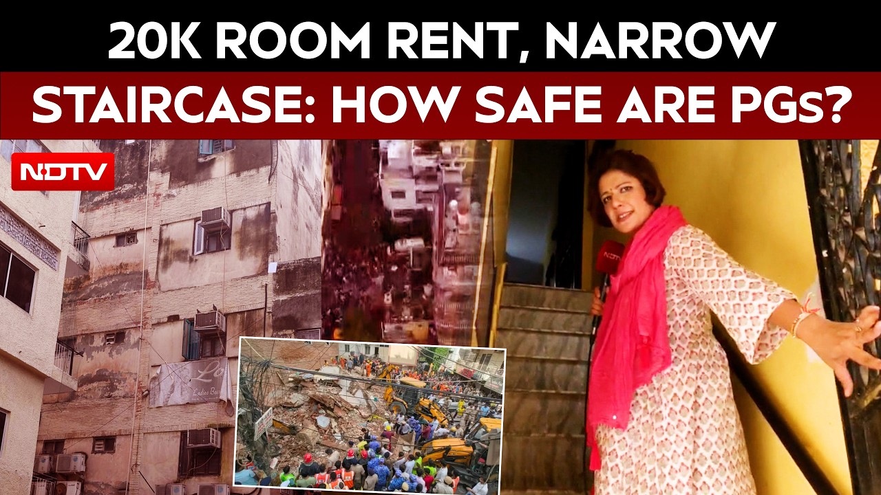 Delhi Building Collapse | Reality Check: Cramped PGs, Narrow Staircases, No Emergency Escape