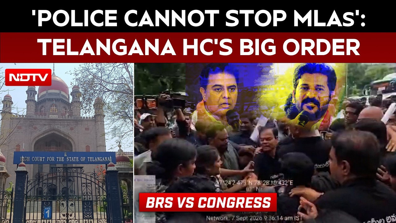 Telangana HC Slams Police Action, Directs Cops Not To Stop BRS MLAs From Entering Assembly