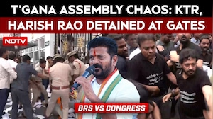Telangana Assembly Clash: KTR, Harish Rao Detained Amid BRS Protest