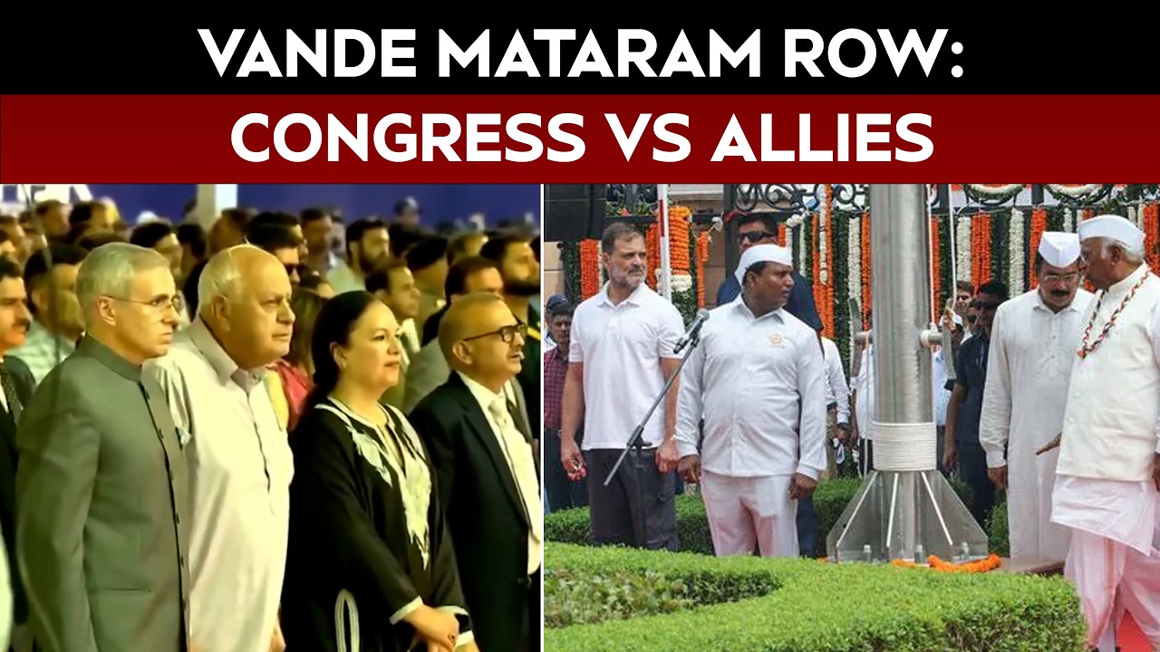 Vande Mataram Row: Congress Faces Pushback From Ally National Conference