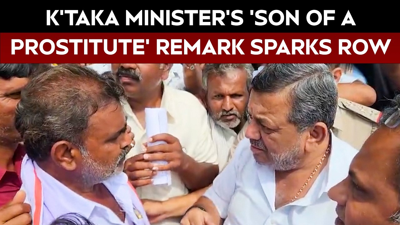 Karnataka Minister SS Mallikarjun's 'Son Of A Prostitute' Remark Sparks Row