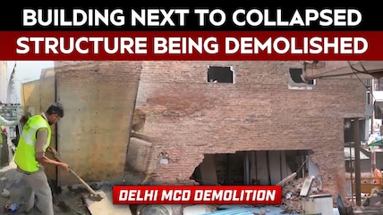 Delhi Demolition | Delhi's Satya Niketan Sees Phase-Wise Demolition After Building Collapse
