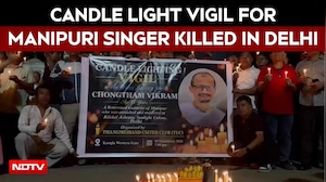 Manipur Man Murder | Candlelight Vigil In Imphal For Singer Vikram Singh Beaten To Death In Delhi