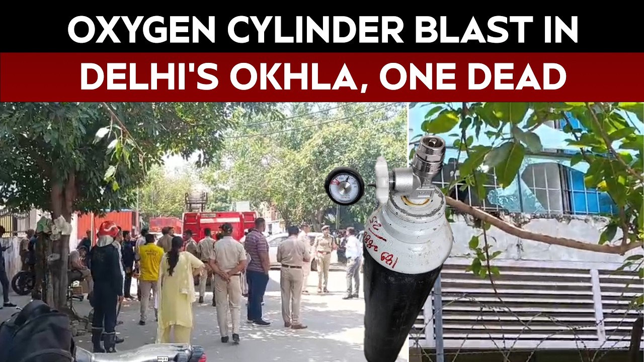 Delhi News | Oxygen Cylinder Blast In Delhi&rsquo;s Okhla Leaves One Dead, Four Injured