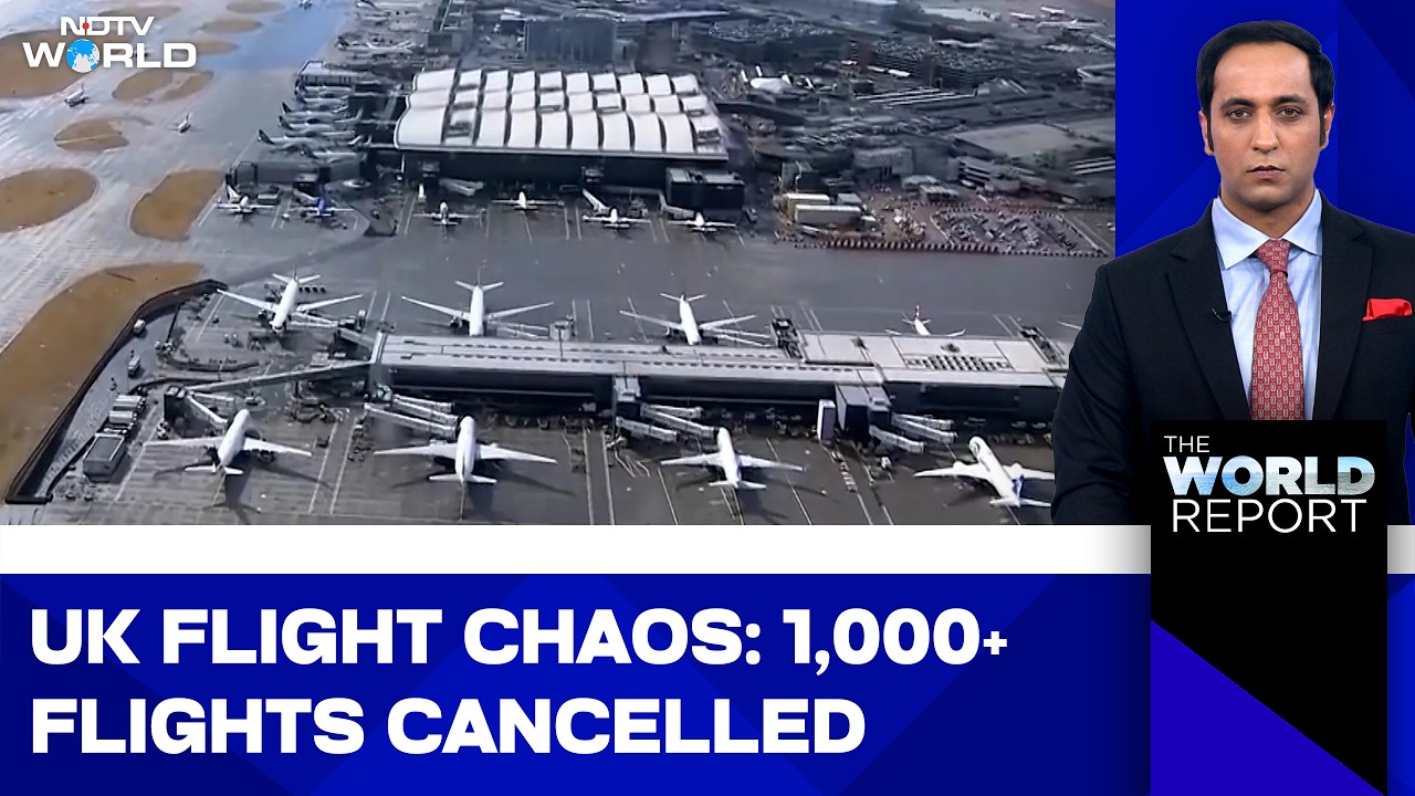 UK Flight Chaos: 1,000+ Flights Cancelled Across 15 Airports