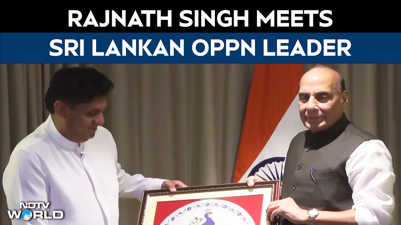 Rajnath Singh Meets Sri Lankan Opposition Leader S. Premadasa In Colombo