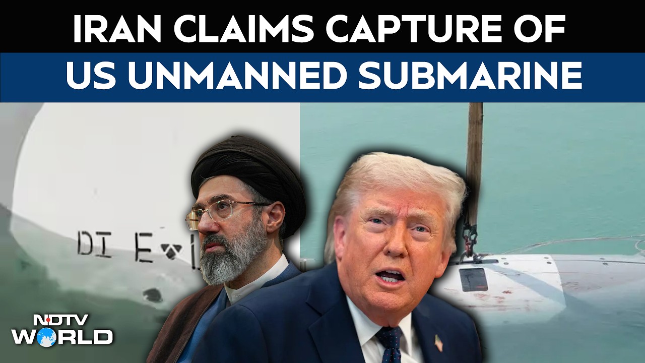 Iran Claims Capture Of US Unmanned Submarine Near Strait Of Hormuz