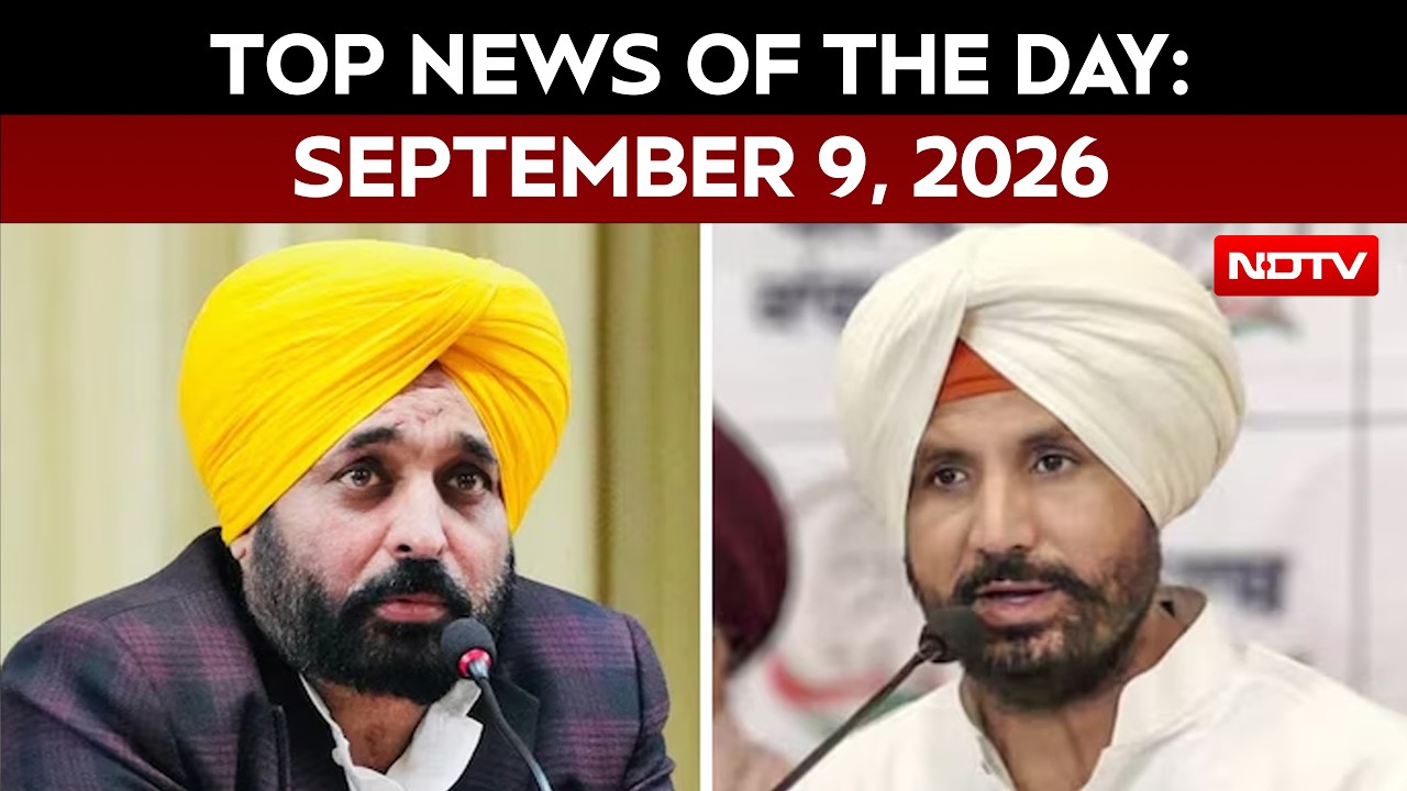 AAP-Congress Clash Escalates Over Dalit Remarks, Bhagwant Mann Video | Top News Of Sept 10, 2026