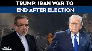 Donald Trump Says Iran War Will End "Immediately" After US Midterm Votes