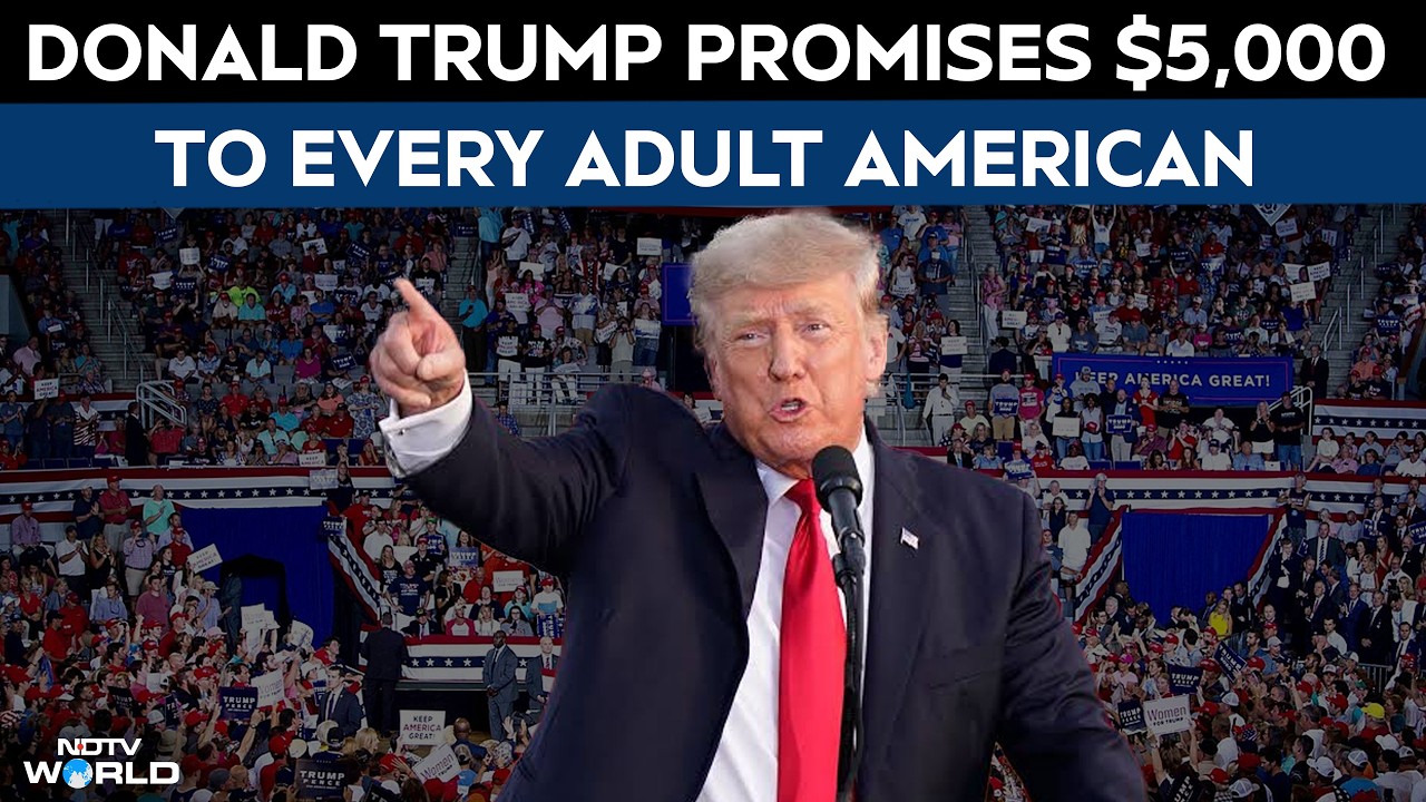 Trump Promises $5,000 To Every Adult American If Republicans Retain Congress
