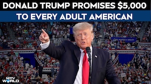 Trump Promises $5,000 To Every Adult American If Republicans Retain Congress