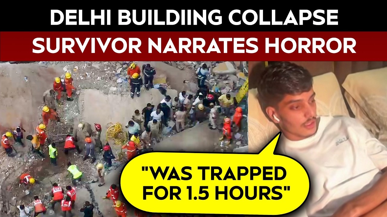 Delhi Satya Niketan Building Collapse Survivor Recalls Rescue and Ordeal