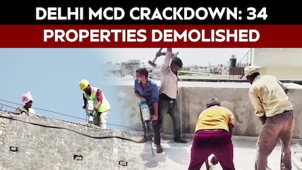 Delhi Demolition Drive Day 2: MCD Steps Up Crackdown On Unsafe Buildings