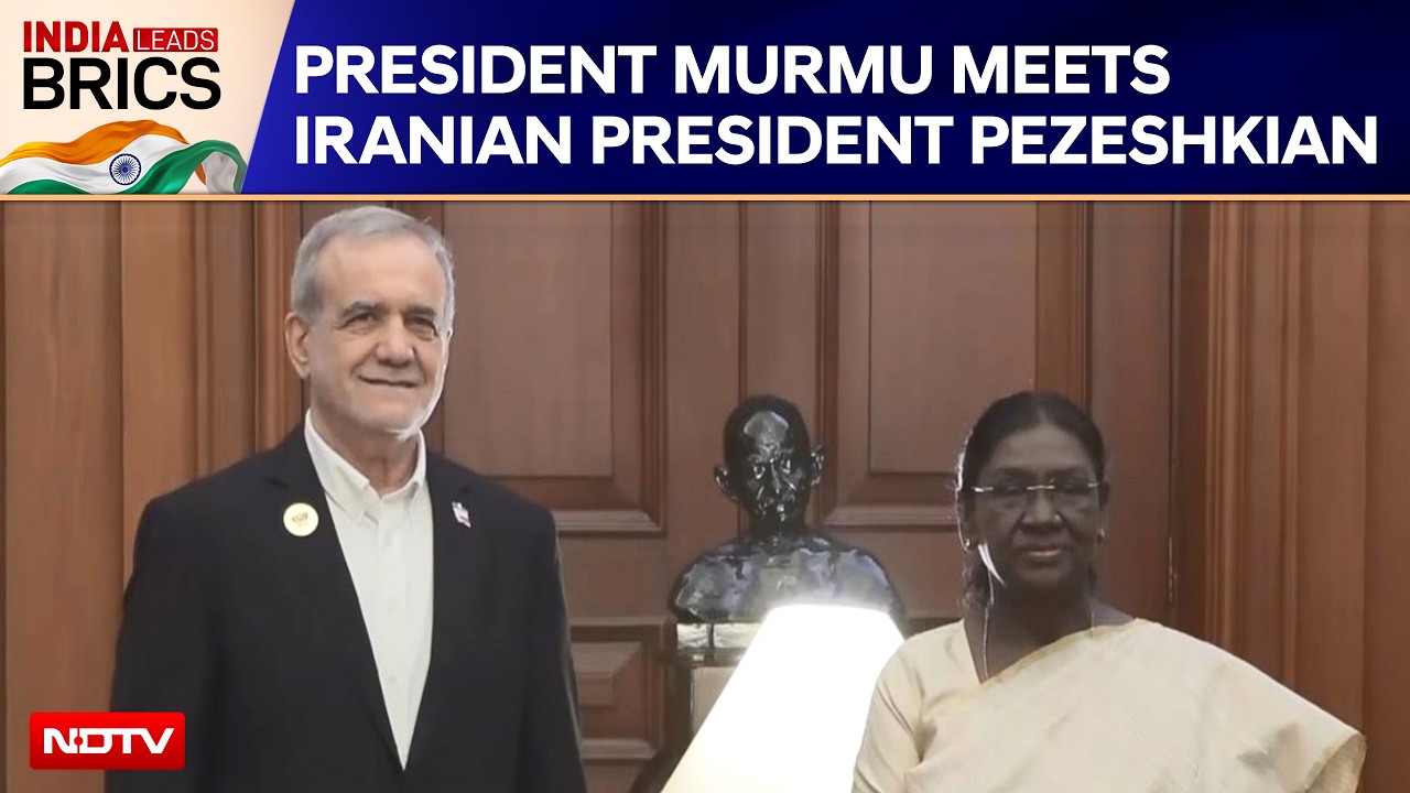 BRICS Summit 2026 | President Droupadi Murmu Meets Iranian Counterpart Masoud Pezeshkian