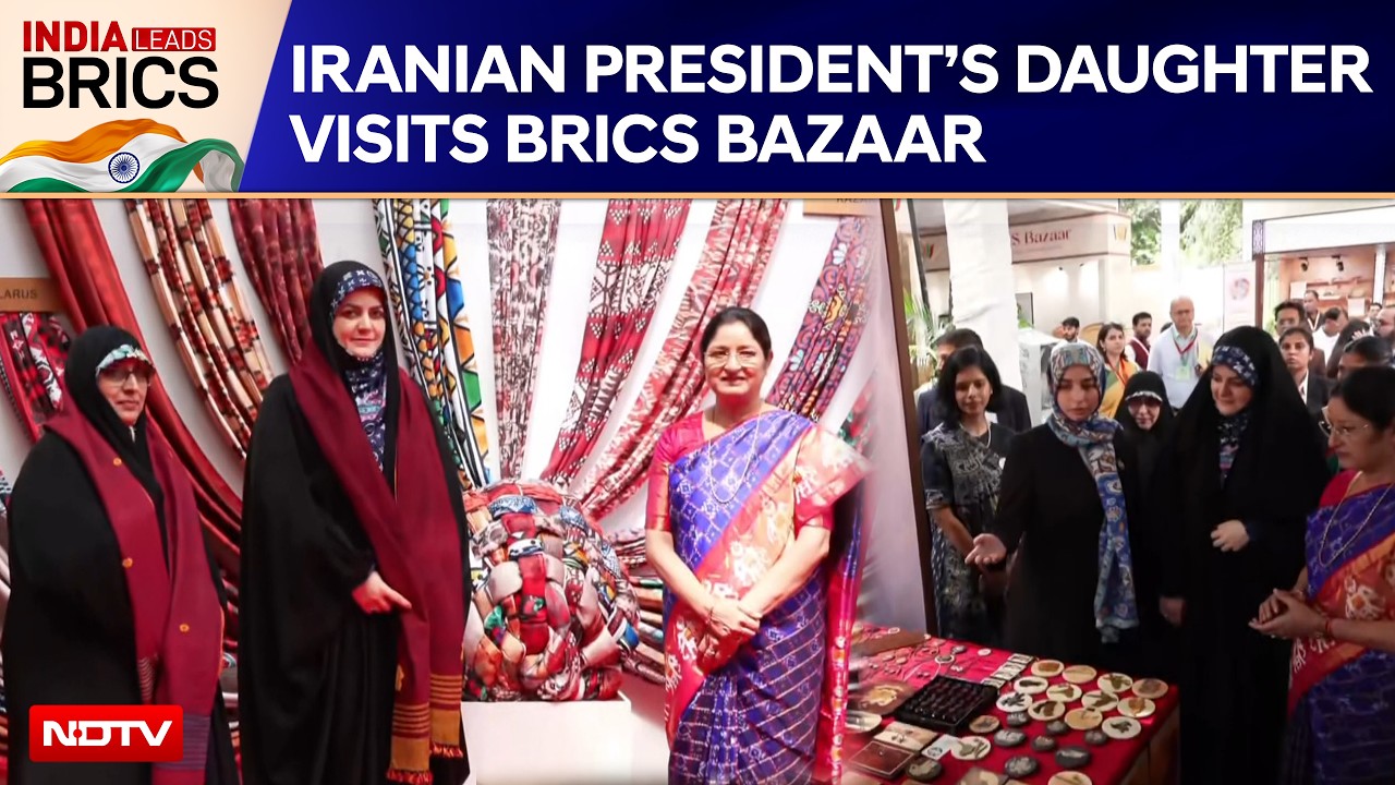 BRICS 2026 | Iranian President's Daughter Zahra Pezeshkian Visits BRICS Bazaar
