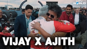 Vijay Ajith Hugging Video | CM Vijay Hugs, Meets Ajith Kumar In UK Ahead Of Silverstone Race