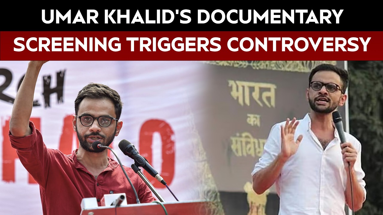 Umar Khalid News | Umar Khalid Documentary Screening Sparks Row At Bengaluru Law University